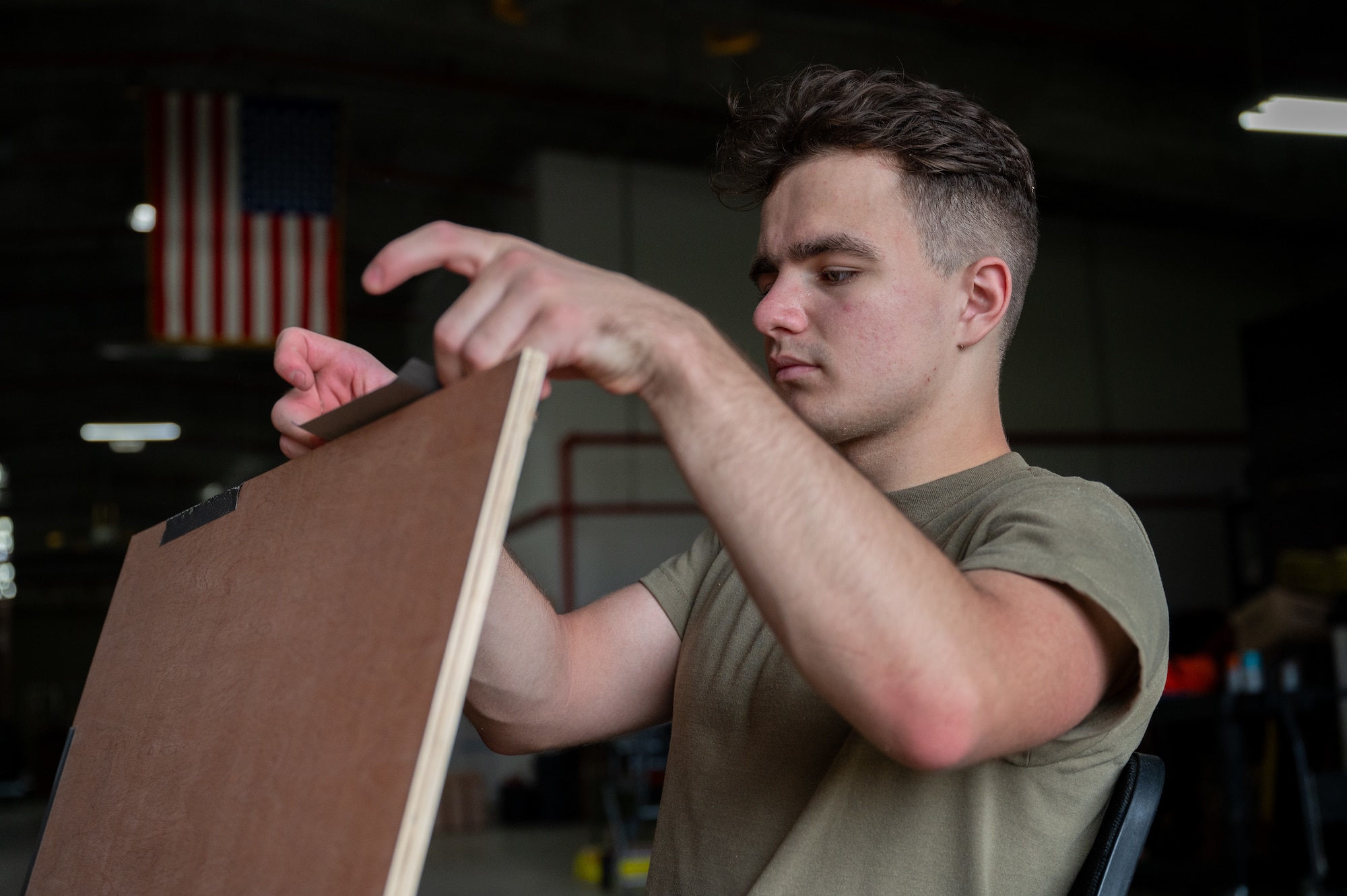 LRS Airmen prepare bundles for Operation Christmas Drop 2024