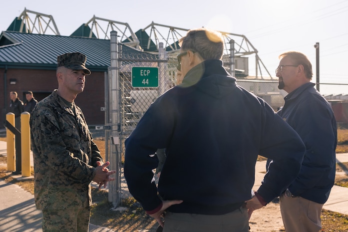 Members of the U.S. House of Representative Tour Marine Corps Base Camp Lejeune