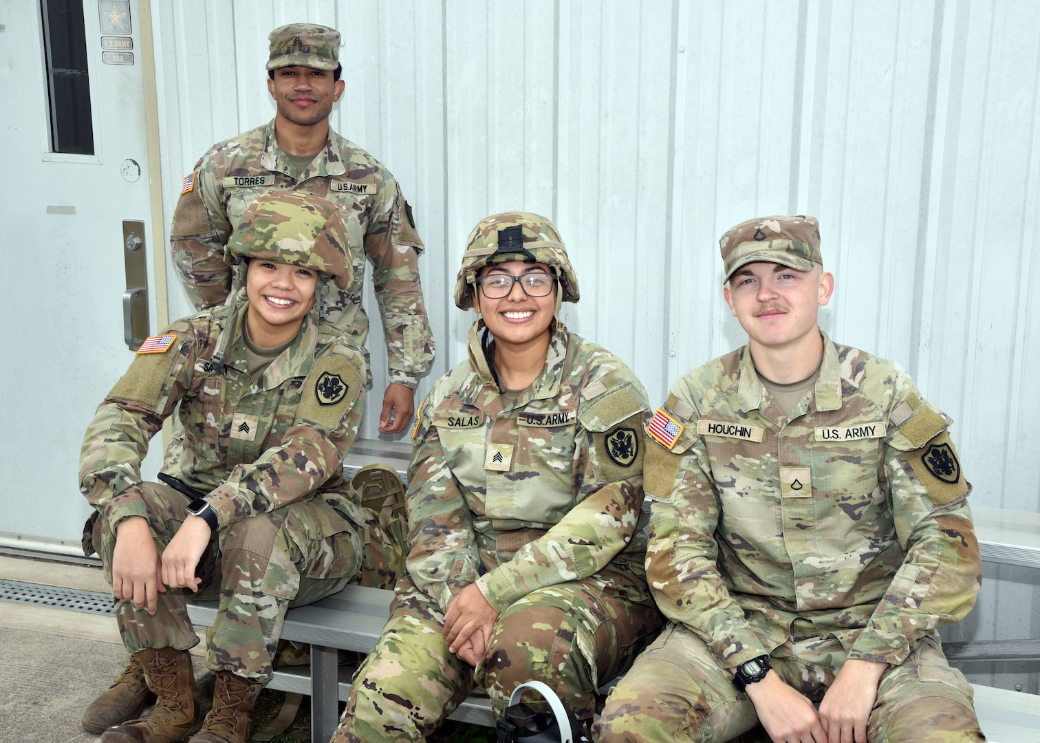 JOINT BASE SAN ANTONIO-FORT SAM HOUSTON – (Dec. 3, 2024) – Soldiers assigned to Naval Medical Research Unit (NAMRU) San Antonio’s Research Services Directorate earned Non-Commissioned Officer (NCO) and Solider of the Year honors during the Fiscal Year 2024 Solider, NCO and Officer of the Year Competition Ceremony hosted by Col. James Jones, commander, Public Health Command, West. NAMRU San Antonio’s mission is to conduct gap driven combat casualty care, craniofacial, and directed energy research to improve survival, operational readiness, and safety of Department of Defense (DoD) personnel engaged in routine and expeditionary operations. It is one of the leading research and development laboratories for the U.S. Navy under the DoD and is one of eight subordinate research commands in the global network of laboratories operating under the Naval Medical Research Command in Silver Spring, Md. (U.S. Navy photo by Burrell Parmer, NAMRU San Antonio Public Affairs/Released)
