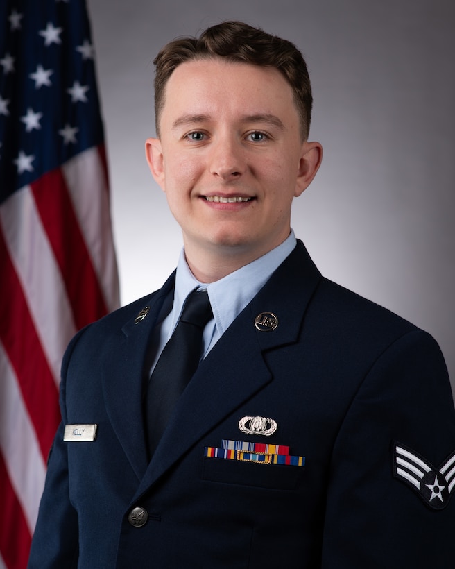 Senior Airman Jonah Kelly Service Dress Photo