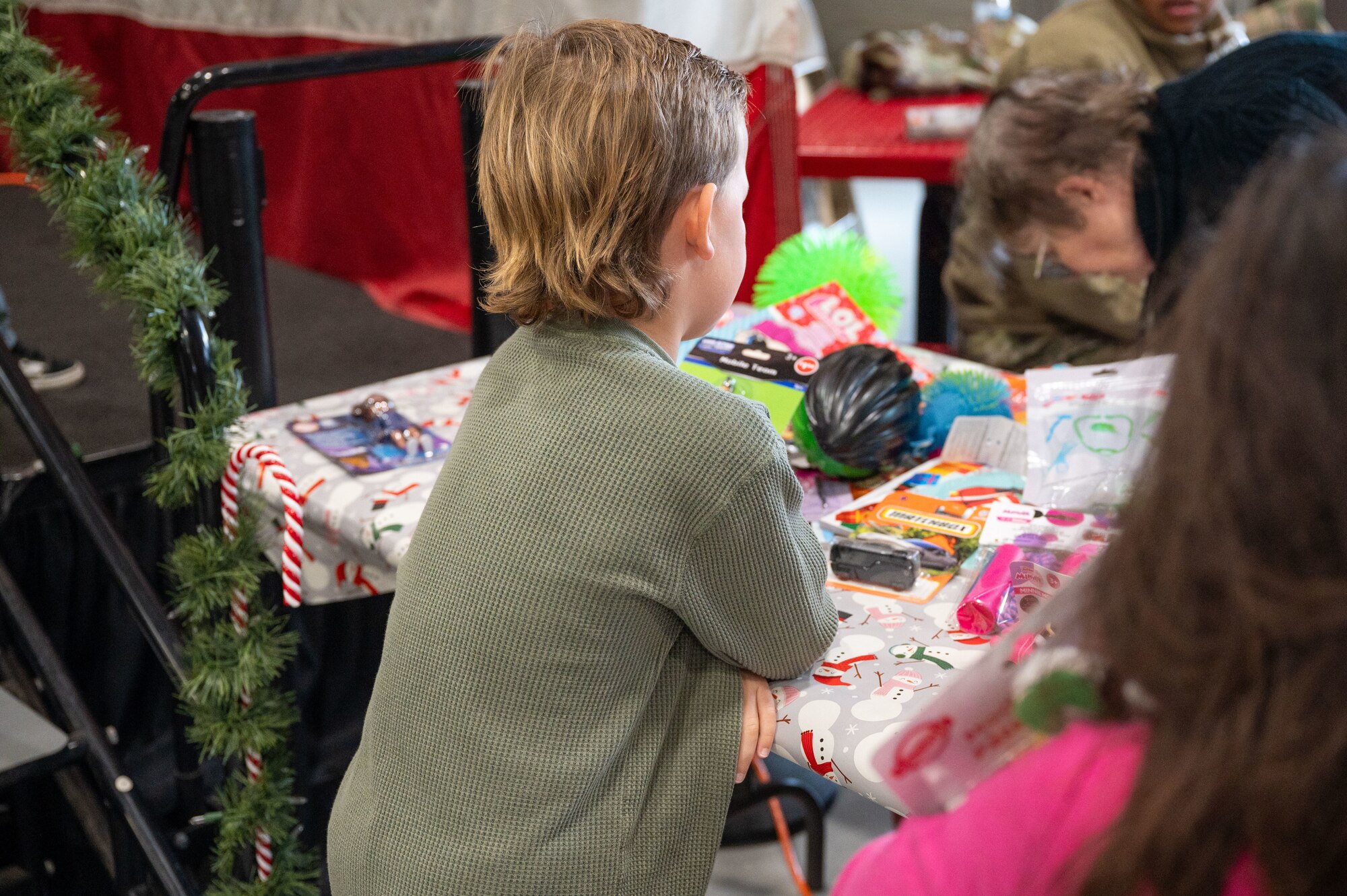 The 419th Military and Family Readiness program and Key Support program staff hosted a Christmas party for families of the 419th Fighter Wing, Hill Air Force Base, December 7, 2024.