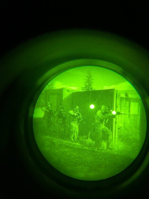 Advisors from 3rd Squadron and 4th Battalion, 5th Security Force Assistance Brigade participate in Sentinel Storm Live Fire and Mission Readiness Exercise 24.