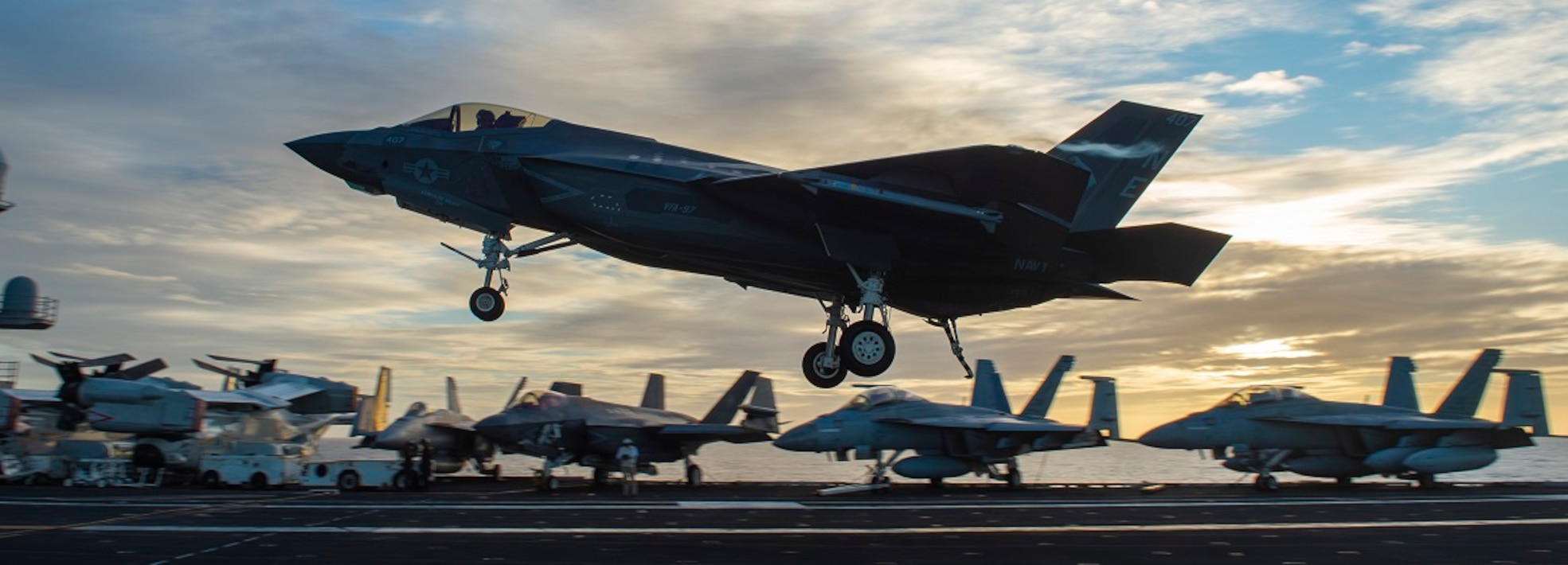 An F/A-18F Super Hornet assigned to the “Bounty Hunters” of Strike Fighter Squadron (VFA) 2 approaches the flight deck of the Nimitz-class aircraft carrier USS Carl Vinson (CVN 70), Dec. 5, 2024.