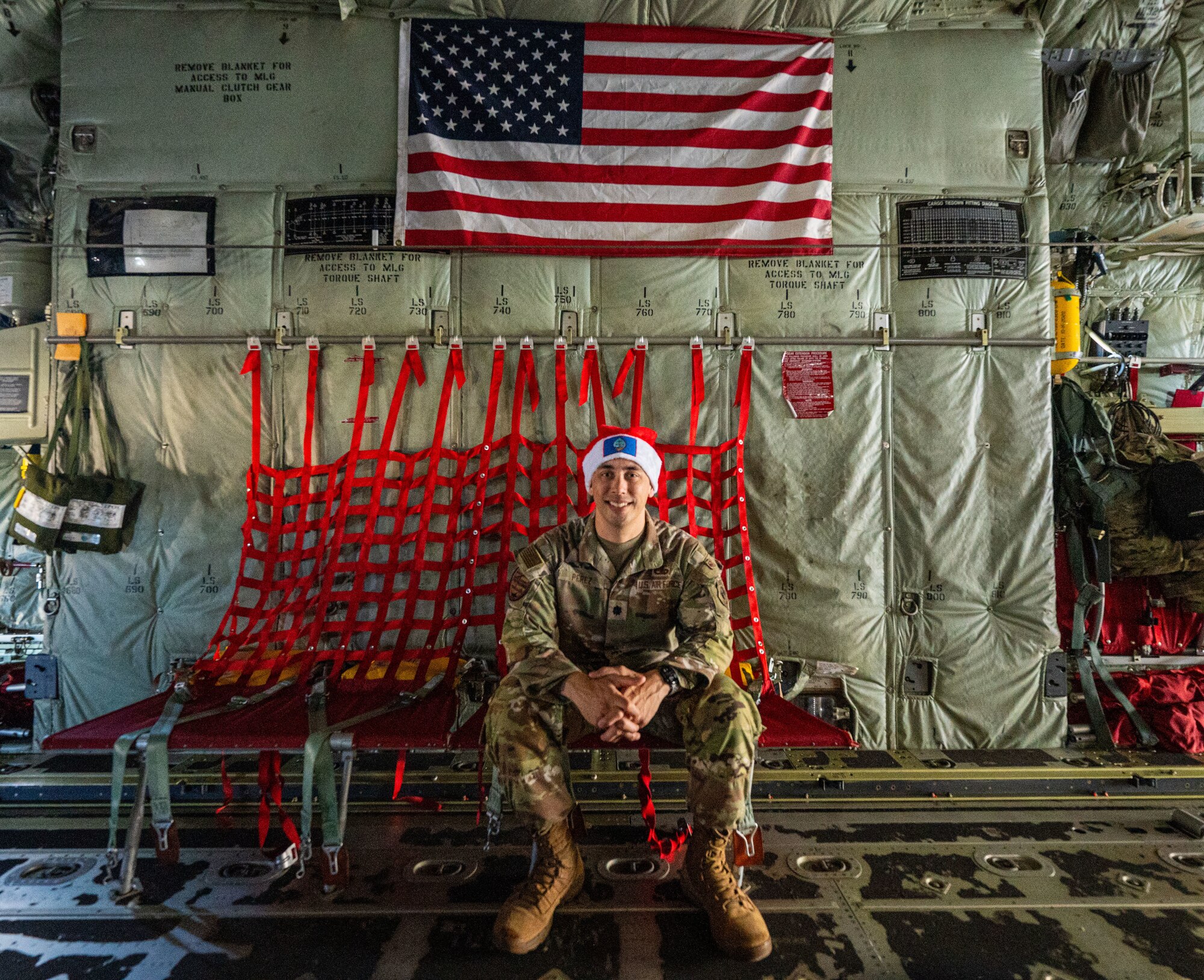 U.S. Air Force Lt. Col. Martin Perez, deputy commander of the 374th Maintenance Group at Yokota Air Base, Japan, returned home to Guam to support Operation Christmas Drop 2024.