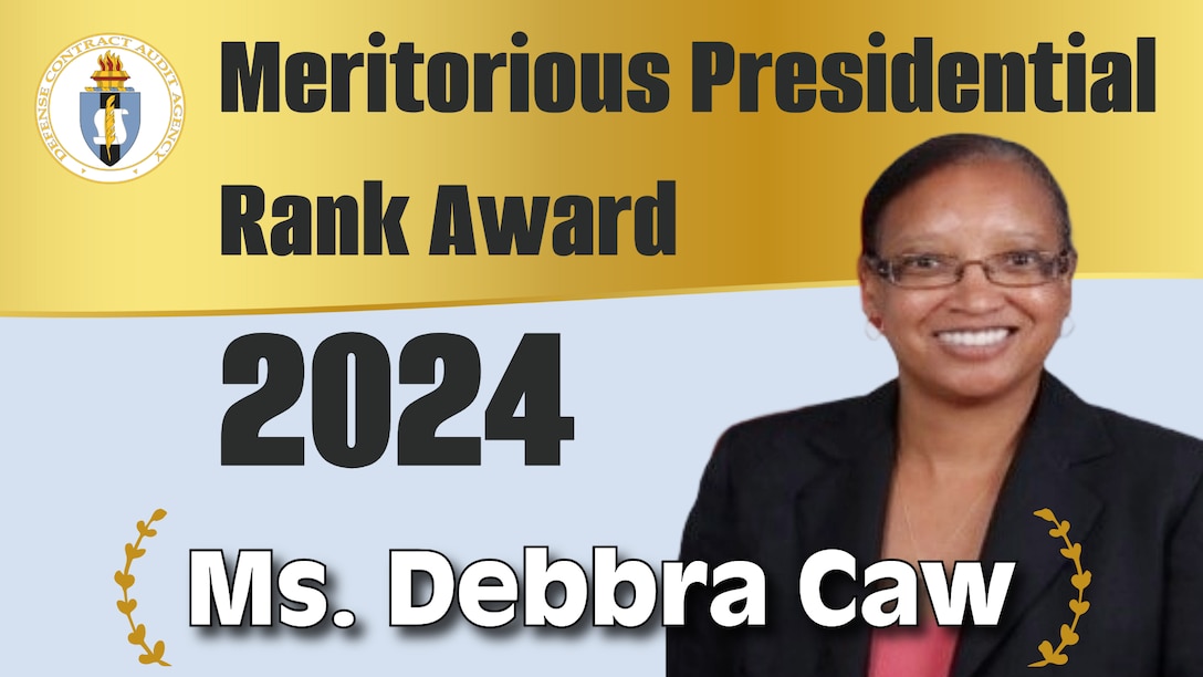 Text image with photo of Ms. Debbra Caw