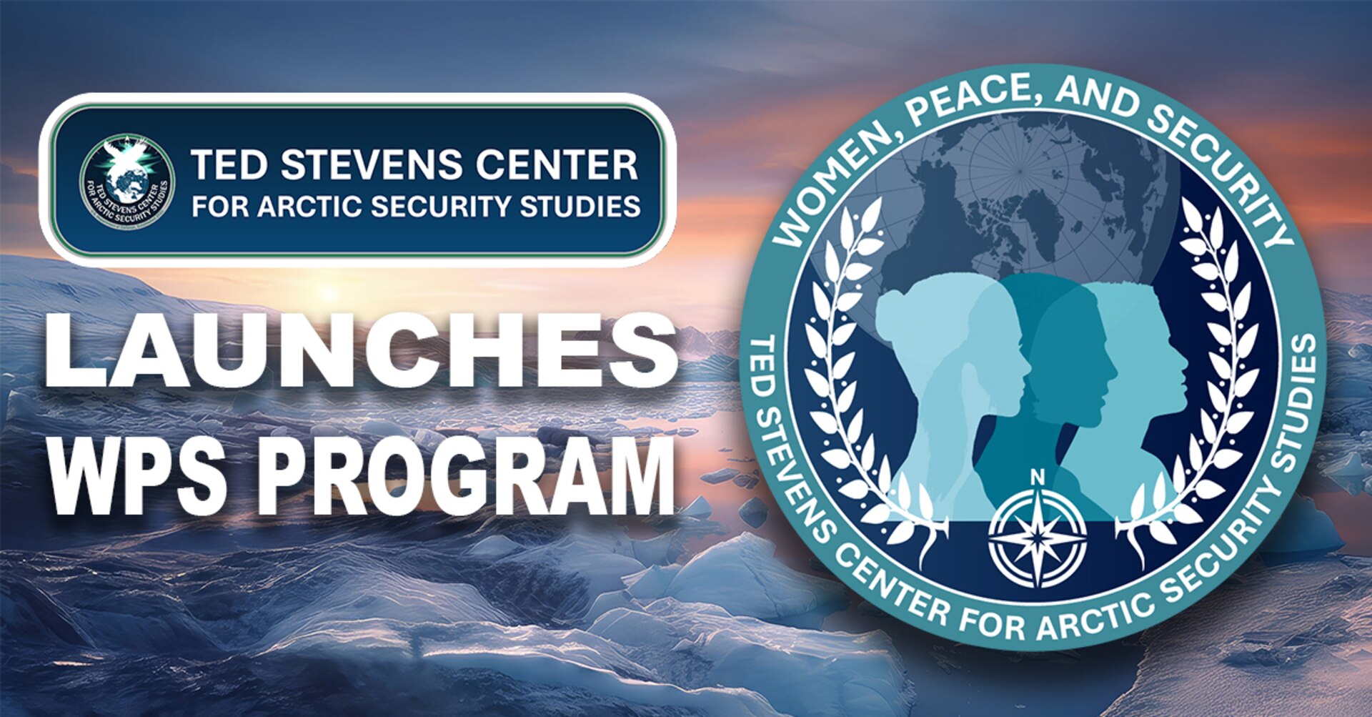 Infographic with Women, Peace, and Security Ted Stevens Center seal