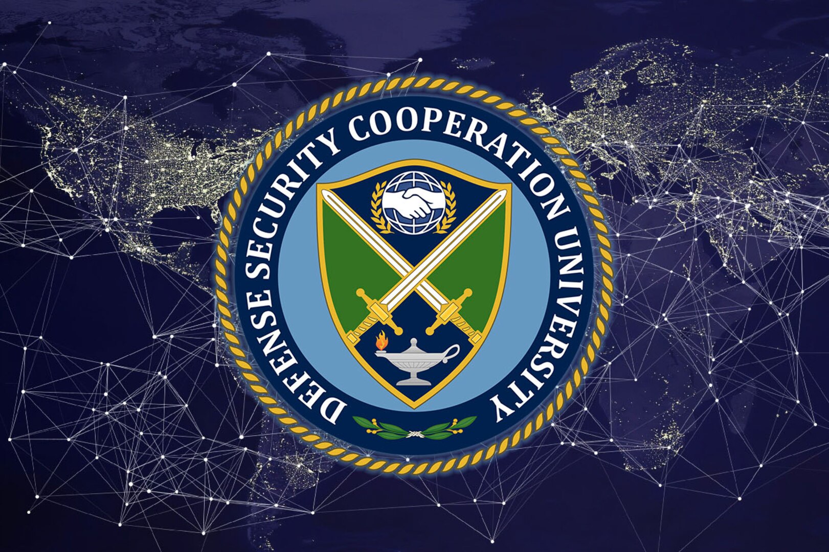 DSCU's logo on a powerpoint slide background