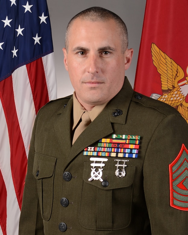 First Sergeant Carl Page IV, Inspector-Instructor Unit Senior Enlisted Leader, Battery Q 5/14