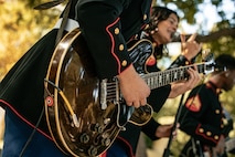 U.S. Marines assigned to Marine Band San Diego, Headquarters and Service Battalion, Marine Corps Recruit Depot San Diego, perform at California State University, Northridge, California, Nov. 20, 2024. The Marine Band San Diego’s job is to provide ceremonial music, boost morale and participate in outreach work and attend events and ceremonies. (U.S. Marine Corps photo by Cpl. Sarah M. Grawcock)
