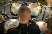 U.S. Marine Corps Sgt. Logan Fox with Marine Band San Diego, Headquarters and Service Battalion, Marine Corps Recruit Depot San Diego, performs at California State University, Northridge, California, Nov. 20, 2024. The Marine Band San Diego’s job is to provide ceremonial music, boost morale and participate in outreach work and attend events and ceremonies. (U.S. Marine Corps photo by Cpl. Sarah M. Grawcock)