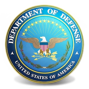 Department of Defense Seal in color on white background