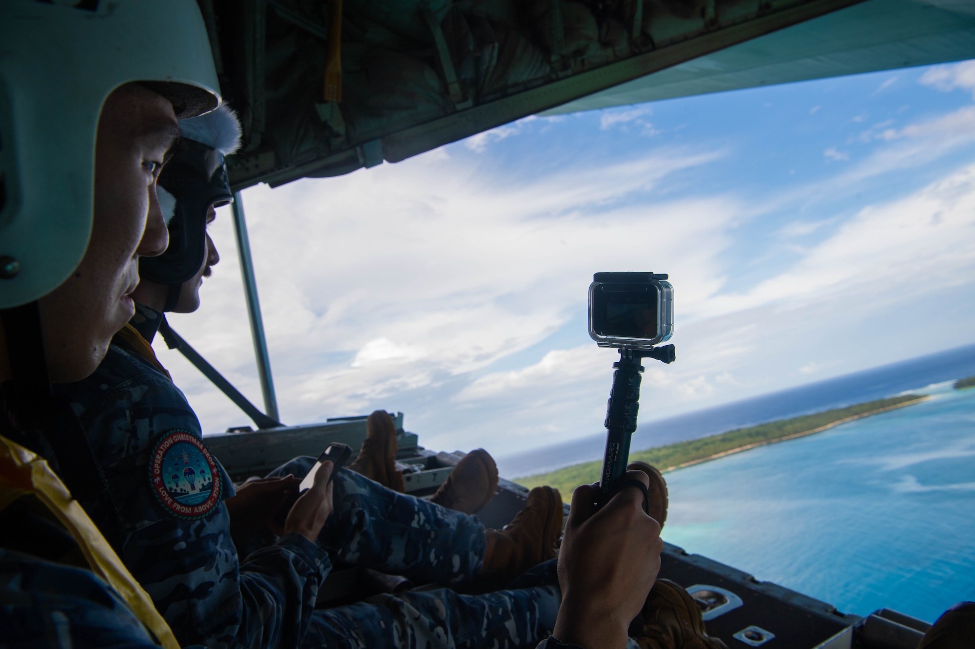 An Airman views the ocean sights.