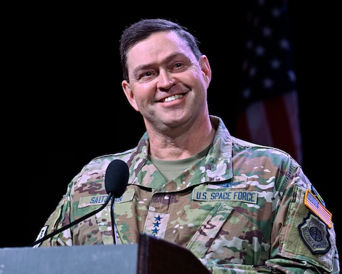 Gen. Saltzman smiling