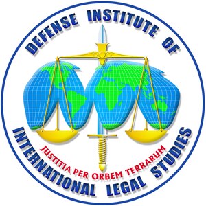 Seal of Defense Institute of International Legal Studies on white background