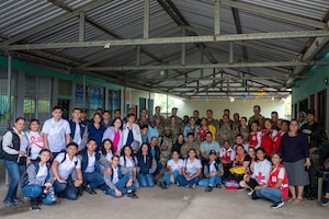 Over three days, 18 service members from Army Forces Battalion, Joint Task Force-Bravo, alongside more than 50 Honduran counterparts, provided health care services to 835 Hondurans living in the vicinity of Tela, Honduras, Dec. 3 through 5, 2024. These missions are a hallmark of JTF-Bravo’s 40-year presence in the region and underscore the importance of cultivating deep-rooted partnerships built on goodwill, trust, and collaboration. (U.S. Air Force photo)