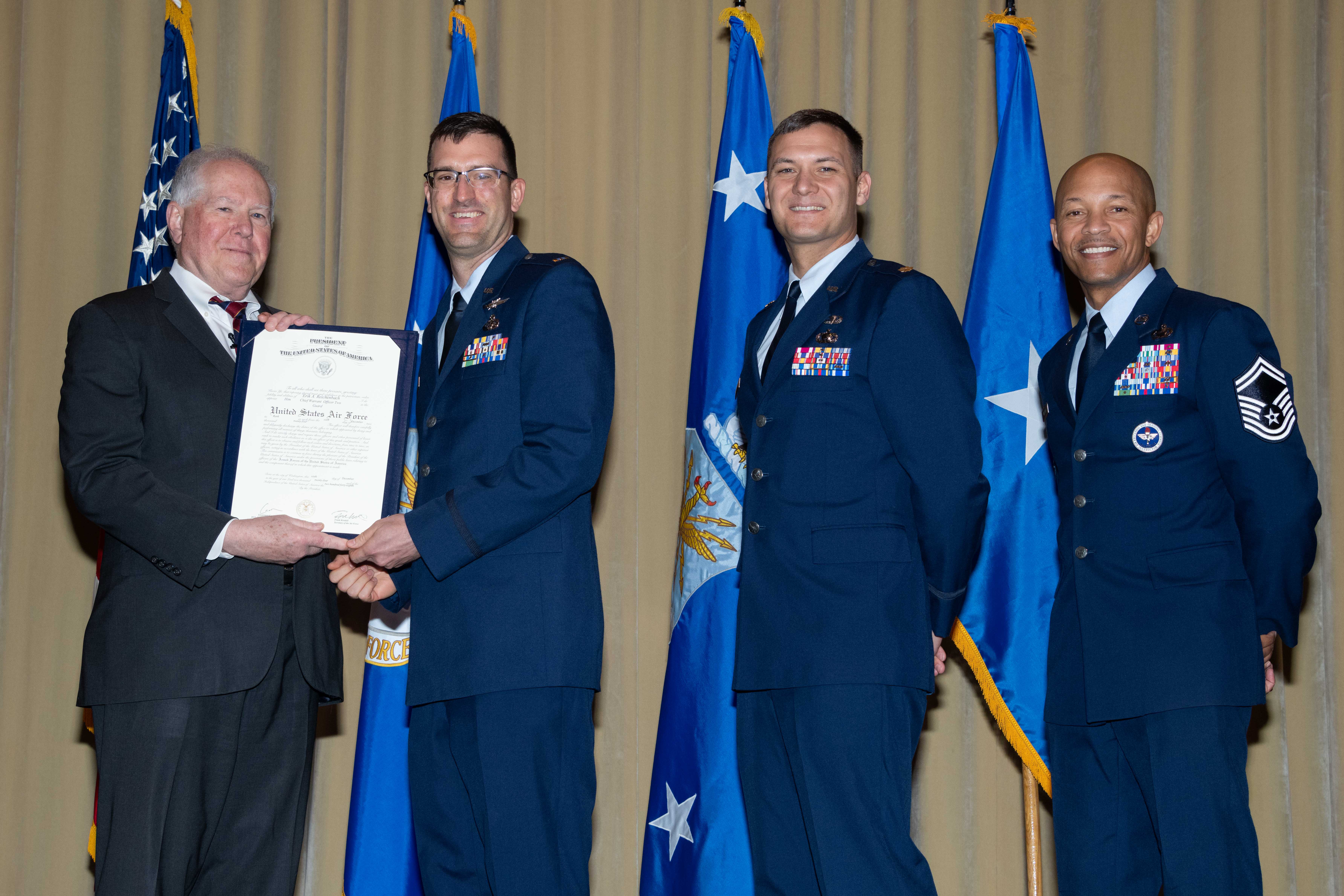 Maryland Air Guardsmen graduate from inaugural Warrant Officer training