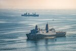 USS Green Bay (LPD 20) arrives in its new homeport of San Diego.