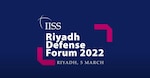 Infographic with the words Riyadh Defense Forum