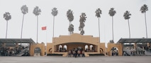U.S. Marines and guests bow their hands during the invocation before a graduation ceremony for Kilo Company, 3rd Recruit Training Battalion at Marine Corps Recruit Depot San Diego, California, Dec. 6, 2024. This ceremony marked the end of a 13-week transformation that included training in drill, marksmanship, basic combat skills, and Marine Corps customs and traditions. (U.S. Marine Corps photo by Lance Cpl. Janell B. Alvarez)
