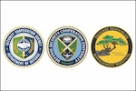 Infographic with the DSCA seal, DSCU seal and DRMI seal
