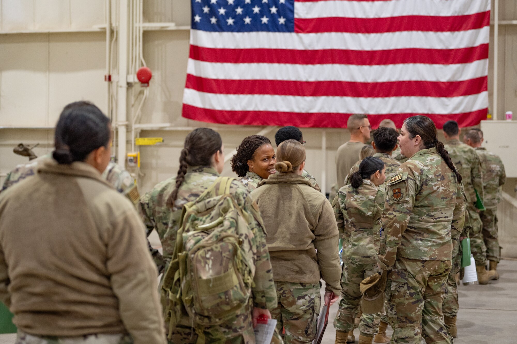 944th Fighter Wing Reserve Citizen Airmen prepare to deploy to training sites during Exercise Desert Hammer 25-1 at Luke Air Force Base, Ariz., Nov. 13, 2024. Exercise Desert Hammer 25-1 emphasizes the U.S. Air Force Reserve’s commitment to readiness by integrating Agile Combat Support and Large Force Exercise capabilities in a contested environment. (U.S. Air Force photo by Tech. Sgt. Tyler J. Bolken)
