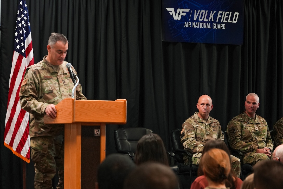 Change of Command Ceremony at Volk Field