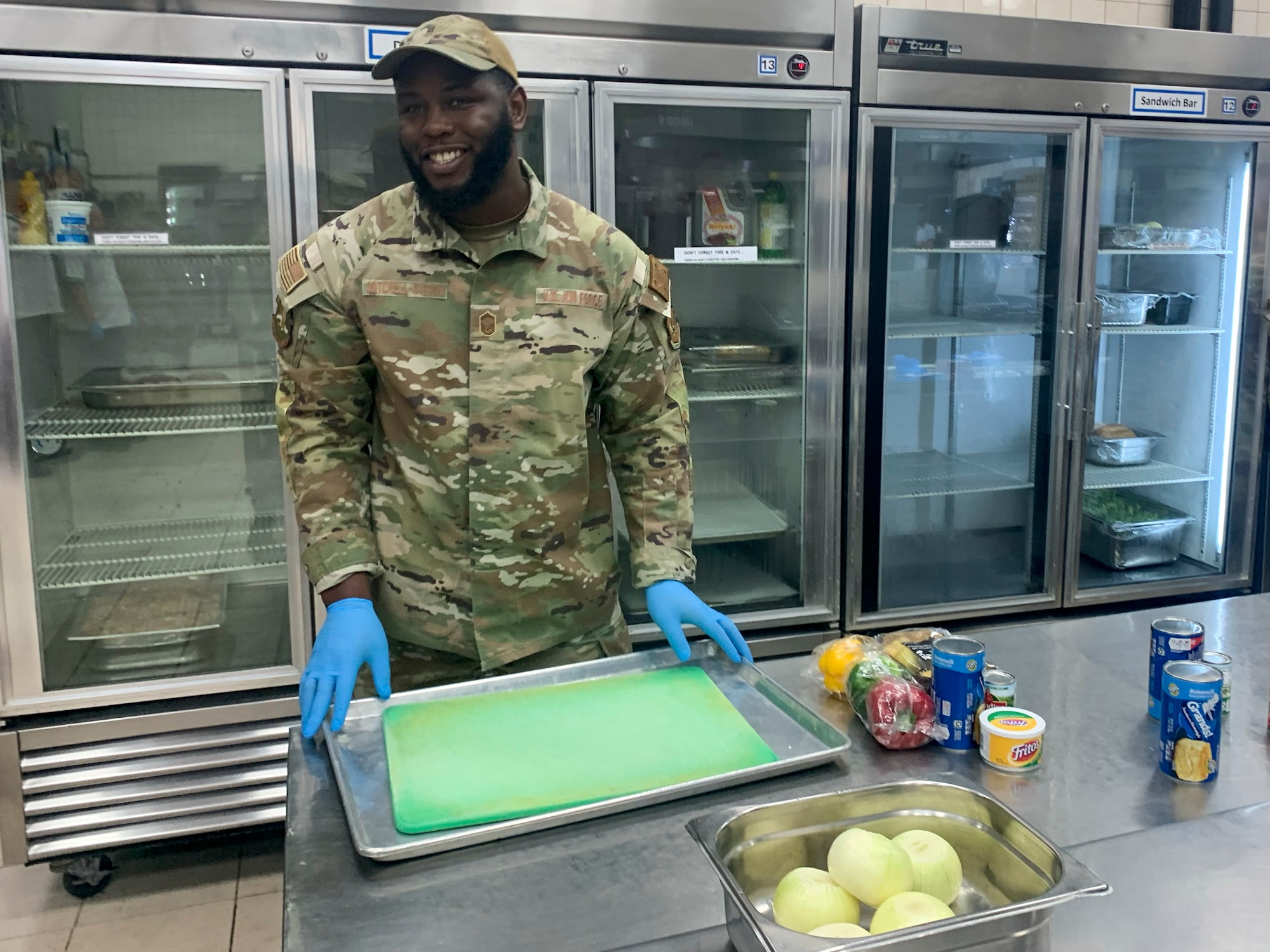Services Airmen and their Turkish partners recently showcased their cooking skills during a Culinary Challenge at the Sultan’s Inn Dining Facility here. The competition was designed to give Airmen the opportunity to flex their culinary expertise, refine their skills under pressure, and connect with their Turkish counterparts in a collaborative and fun environment. (Courtesy photo)