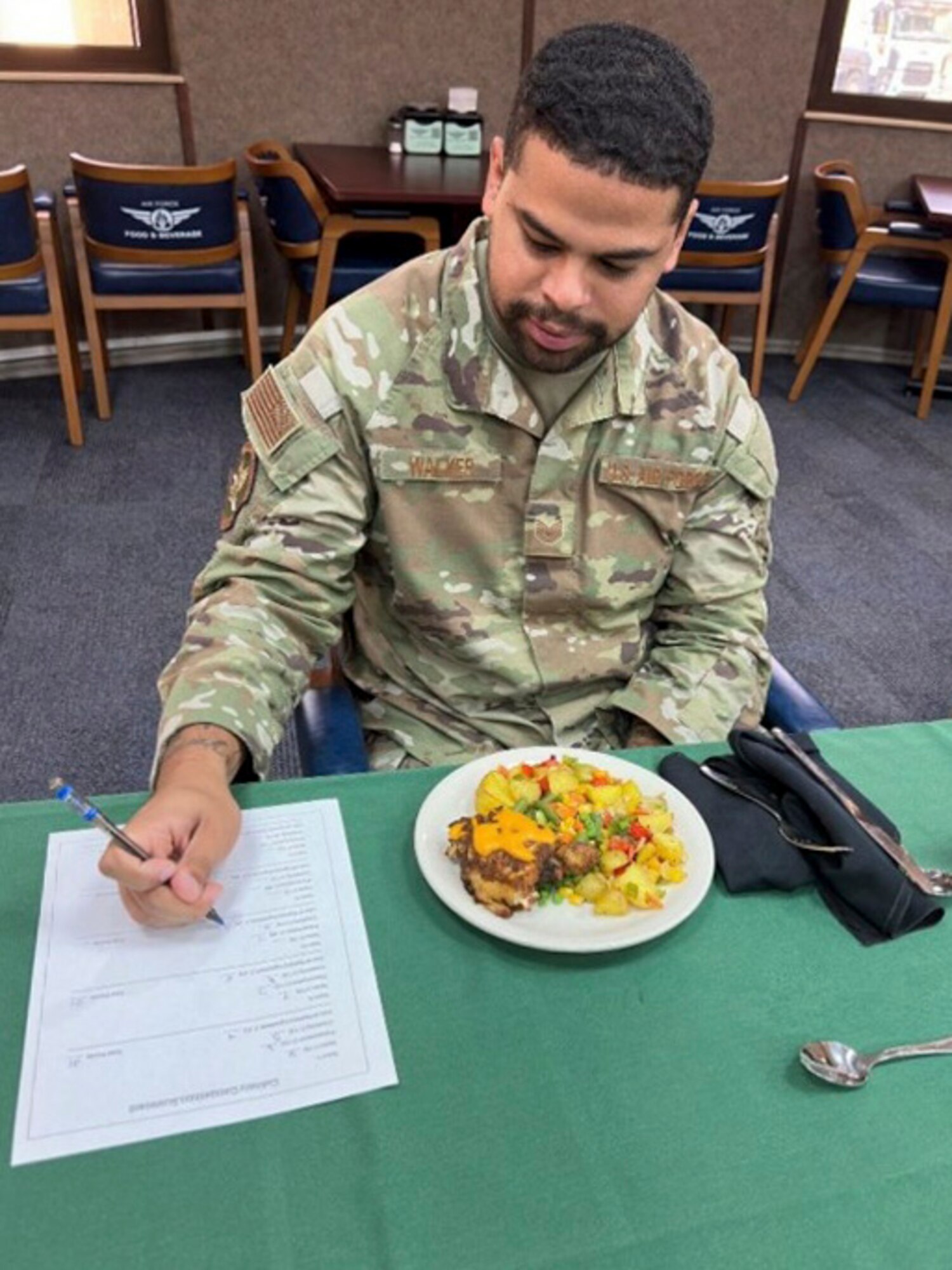 Services Airmen and their Turkish partners recently showcased their cooking skills during a Culinary Challenge at the Sultan’s Inn Dining Facility here. The competition was designed to give Airmen the opportunity to flex their culinary expertise, refine their skills under pressure, and connect with their Turkish counterparts in a collaborative and fun environment. (Courtesy photo)