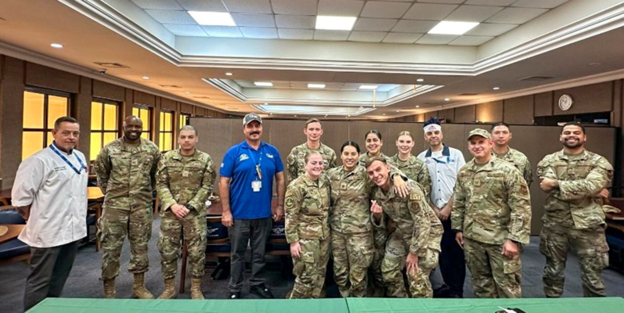 Services Airmen and their Turkish partners recently showcased their cooking skills during a Culinary Challenge at the Sultan’s Inn Dining Facility here. The competition was designed to give Airmen the opportunity to flex their culinary expertise, refine their skills under pressure, and connect with their Turkish counterparts in a collaborative and fun environment. (Courtesy photo)