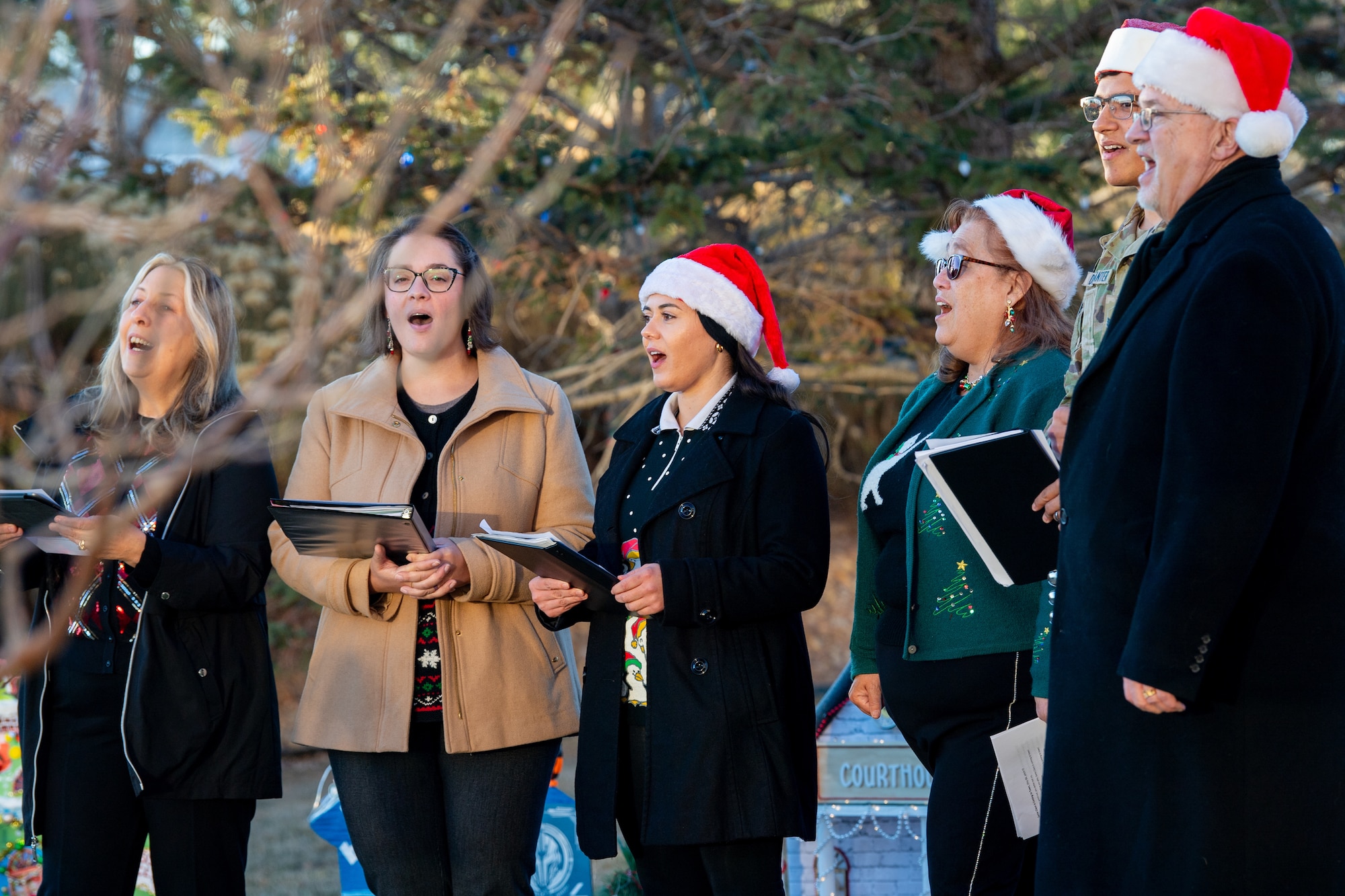 Orbital Harmony acapella singing group sing at the event