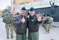 Photo of Brig. Gen Chris Amrhein and Craig McPike