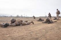 U.S. Marine Corps recruits with Fox Company, 2nd Recruit Training Battalion, participate in a Crucible event at Marine Corps Base Camp Pendleton, California, Dec. 3, 2024. The Crucible is a 54-hour exercise where recruits apply the knowledge they learned throughout recruit training to earn the title United States Marine. (U.S. Marine Corps photo by Lance Cpl. Jacob B. Hutchinson)