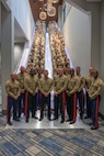 U.S. Marines attend the Fiscal Year 2025 National Officer Selection Officer Training Symposium in Orlando on Dec. 11, 2024. NOSOTS is designed to conduct training, discuss recruiting topics and issues and recognize those Officer Selection Teams which have distinguished themselves during the previous fiscal year. (U.S. Marine Corps photo by Lance Cpl. Brenna Ritchie)