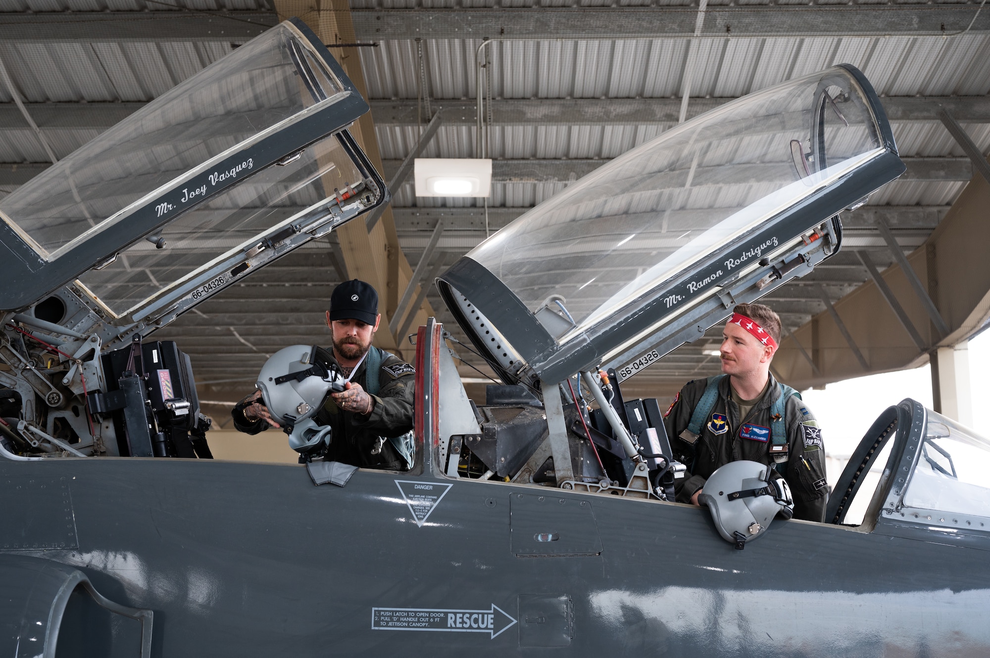 Laughlin Air Force Base hosted three world renowned extreme sports athletes, Travis Pastrana, Sean Chuma, and Ryan Sheckler, Dec. 4-6, 2024, for an extraordinary visit to create a unique opportunity to bridge the worlds of high-performance sports and undergraduate pilot training (UPT).