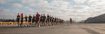 U.S. Marines with Charlie Company, 1st Recruit Training Battalion, participate in the company motivational run at Marine Corps Recruit Depot San Diego, California, Dec. 12, 2024. The company motivational run is a three-mile cadence run conducted around the Depot, the last physical training event the Marines will conduct before they graduate from MCRD San Diego and the first time their friends and families will see their newly transformed U.S. Marines. (U.S. Marine Corps photo by Cpl. Alexandra M. Earl)