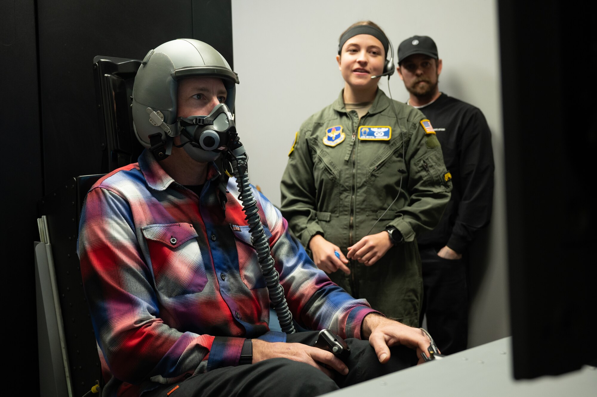 Laughlin Air Force Base hosted three world renowned extreme sports athletes, Travis Pastrana, Sean Chuma, and Ryan Sheckler, Dec. 4-6, 2024, for an extraordinary visit to create a unique opportunity to bridge the worlds of high-performance sports and undergraduate pilot training (UPT).