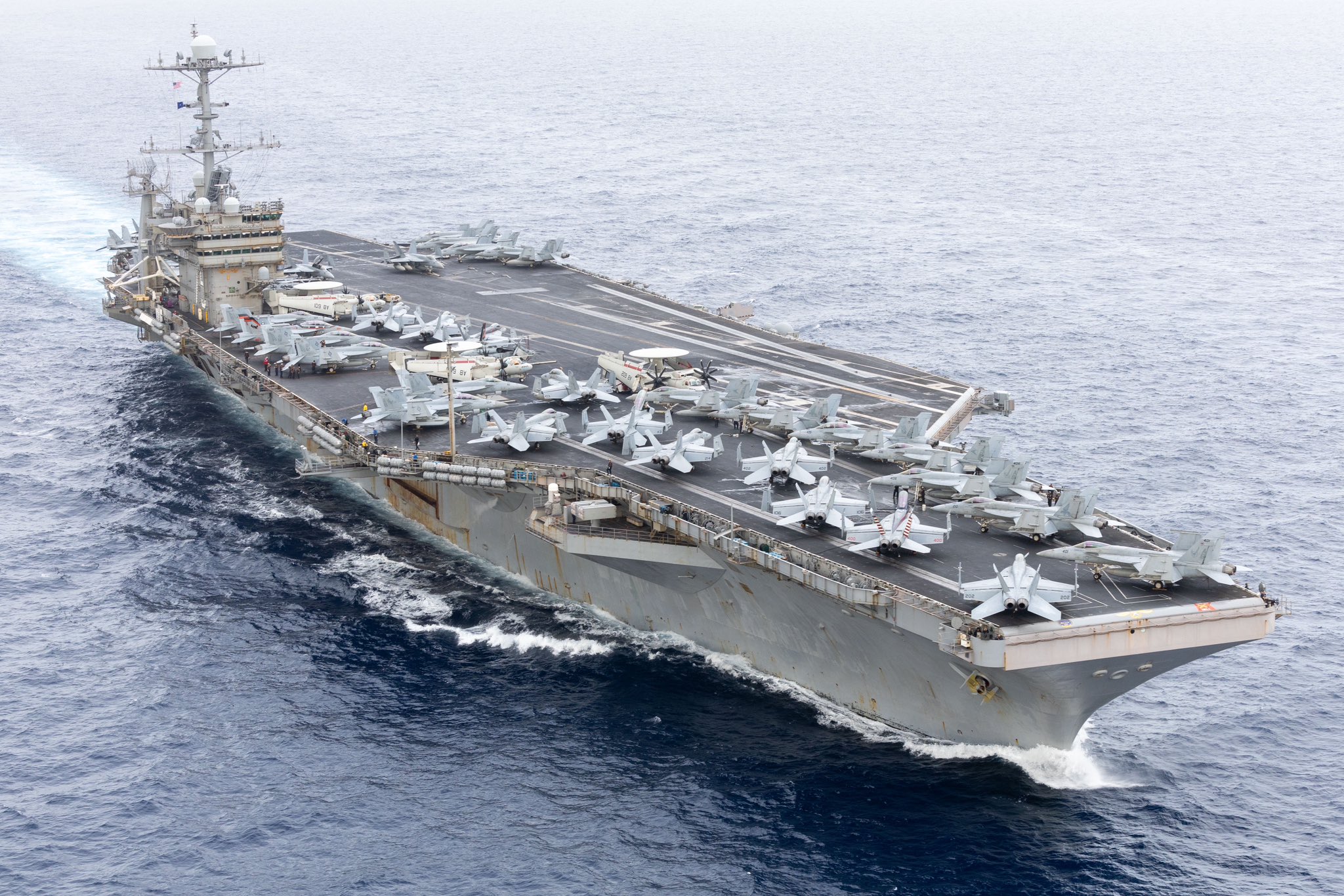 Uss harry s truman carrier strike group enters u s central command