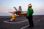 VAQ-133 conducts flight operations aboard USS Abraham Lincoln (CVN 72).