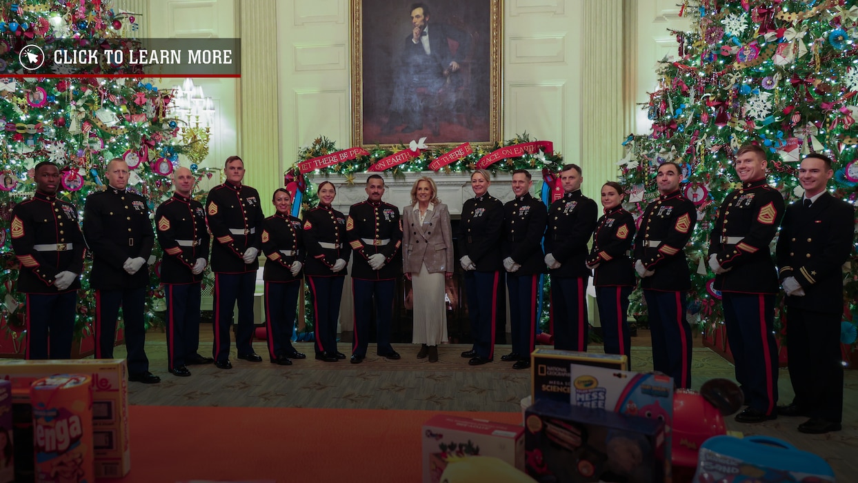 FLOTUS supports annual Toys for Tots event at White House