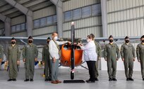 Ceremony where the United States is turning over four Cessna 172 Skylark planes to the Philippine Naval Air Wing based in Sangley Point, Cavite, Philippines.