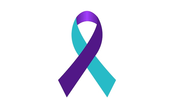 Suicide Prevention Ribbon.