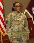Sgt. Aneska S. Holness was presented the Purple Heart image.