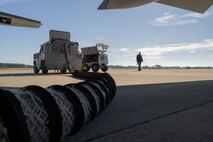 The Next Generation Aircrew Protection team performs a chemical simulant spray test on a 4th Special Operations Squadron AC-130J Ghostrider gunship at Hurlburt Field, Florida, Dec. 4, 2024.
