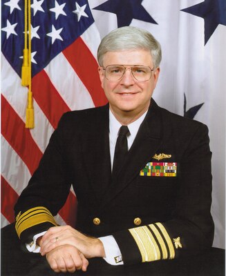 Head and shoulders picture of a white man in dress uniform