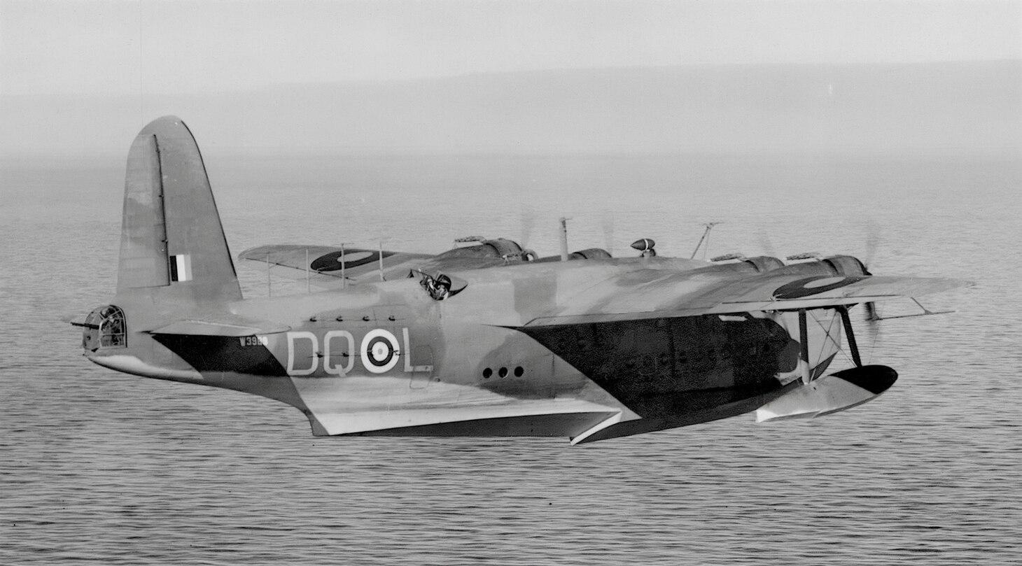 On July 11,1942, a Sunderland II (W3989) of No. 228 Squadron is on patrol from Royal Air Force Oban, Scotland. This veteran Sunderland served until February 1945, when it was “struck off charge.”