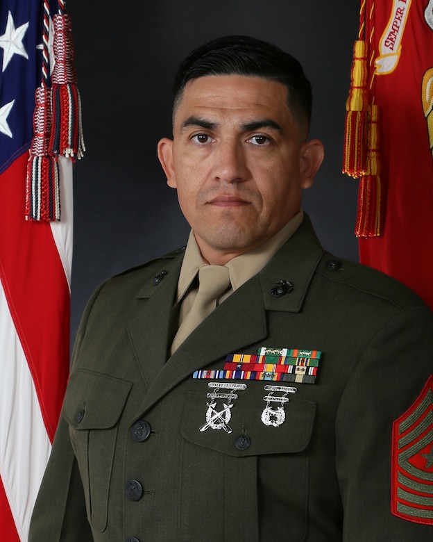Sergeant Major Gilbert A. Diaz, Command Senior Enlisted Leader, 2d Battalion, 24th Marines