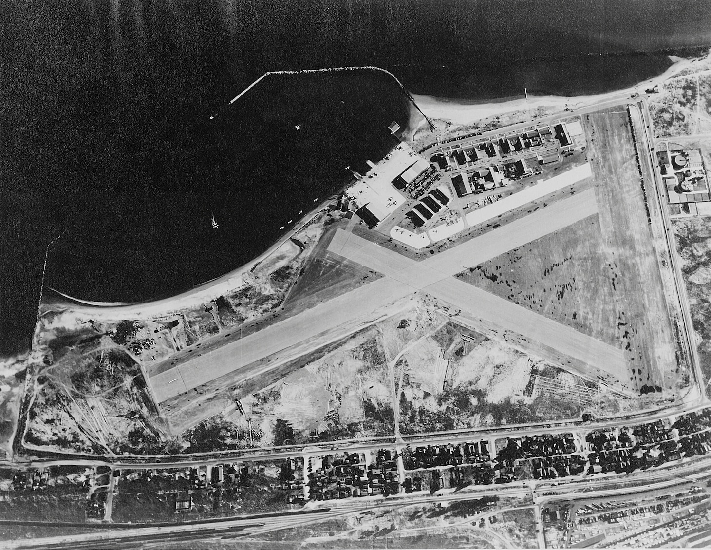 Naval Air Station San Pedro, California (Terminal Island) in late 1940.