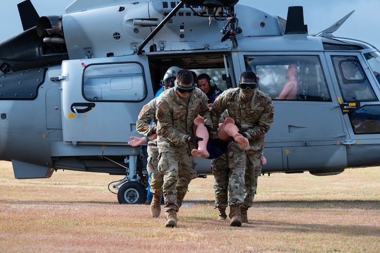 The 624th Aeromedical Staging Squadron, located at Joint Base Pearl Harbor-Hickam, Hawaii, is comprised of personnel with a wide variety of medical Air Force Specialty Codes.