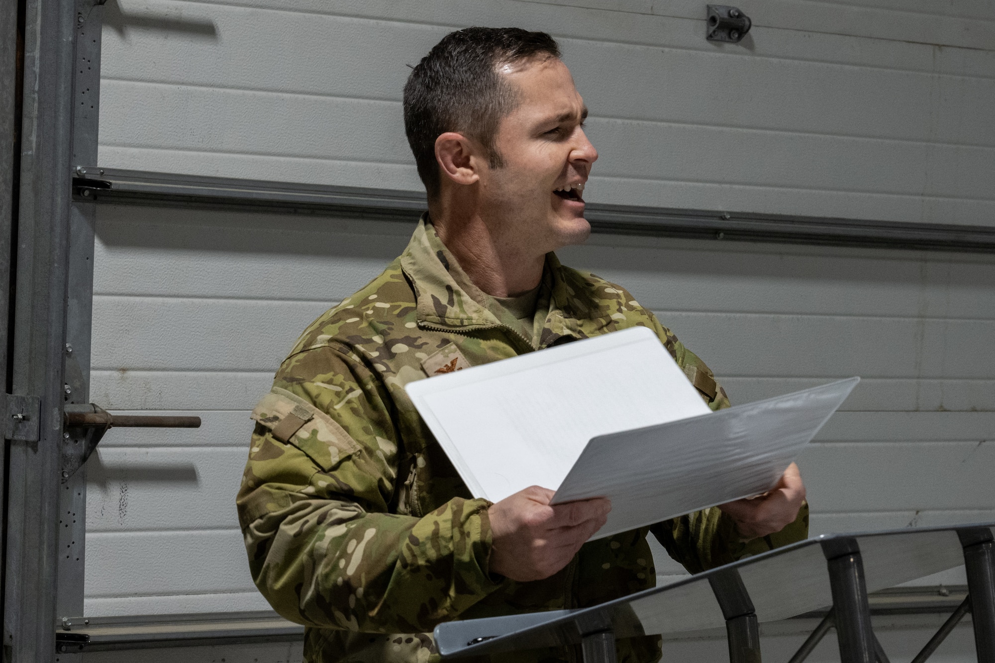 Airmen and civilians from the 673d CEG worked for approximately six months to assemble a new K-Span building. The structure will protect equipment and allow operations to continue during Alaska’s harsh winter months, bolstering rapid deployment capability.