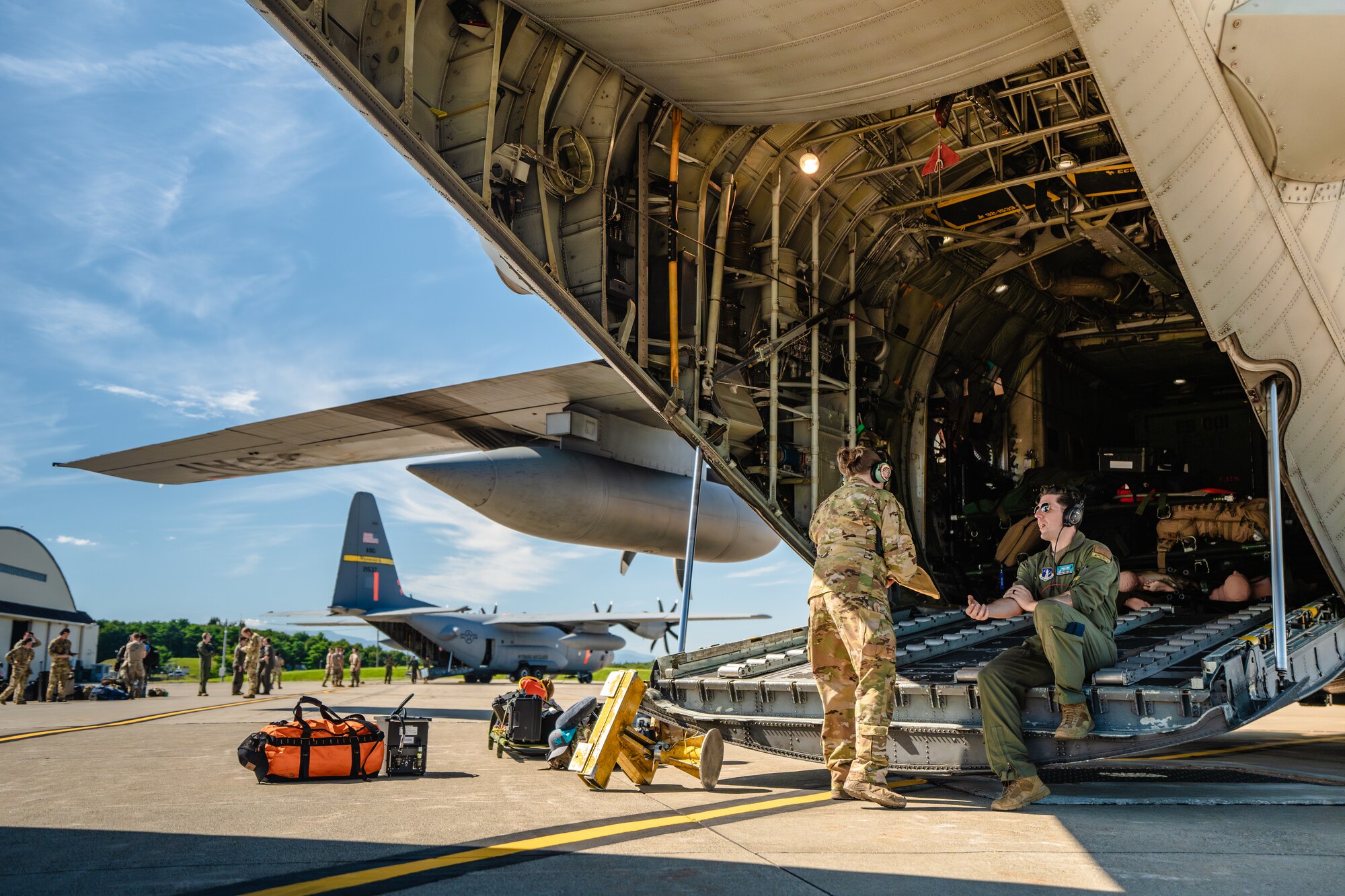 Exercises like these ensure the Wyoming Air National Guard remains ready to respond to emergencies. (U.S. Air National Guard photo by SSgt Edward Hunter Hermsen)